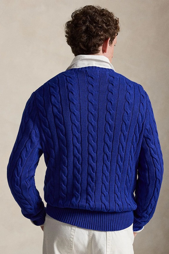 Polo Ralph Lauren свитер для мужчин из хлопка 710775885 голубой SS26
