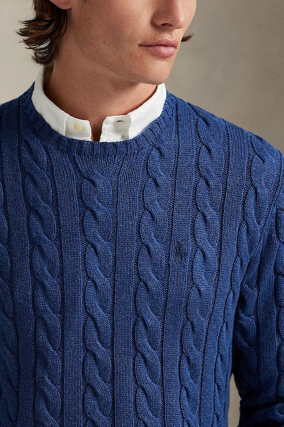 Polo Ralph Lauren sweater cotton Men's navy 710775885