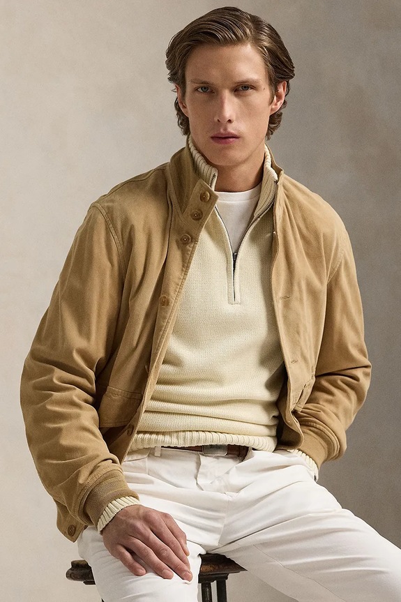 Polo Ralph Lauren pulover de bumbac 710859939 bej