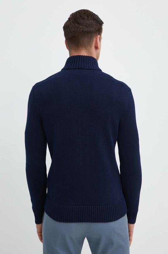 Odzież Polo Ralph Lauren sweter bawełniany 710859939 granatowy