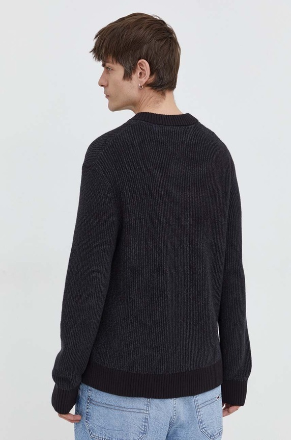 Odzież Tommy Jeans sweter bawełniany DM0DM18369 czarny