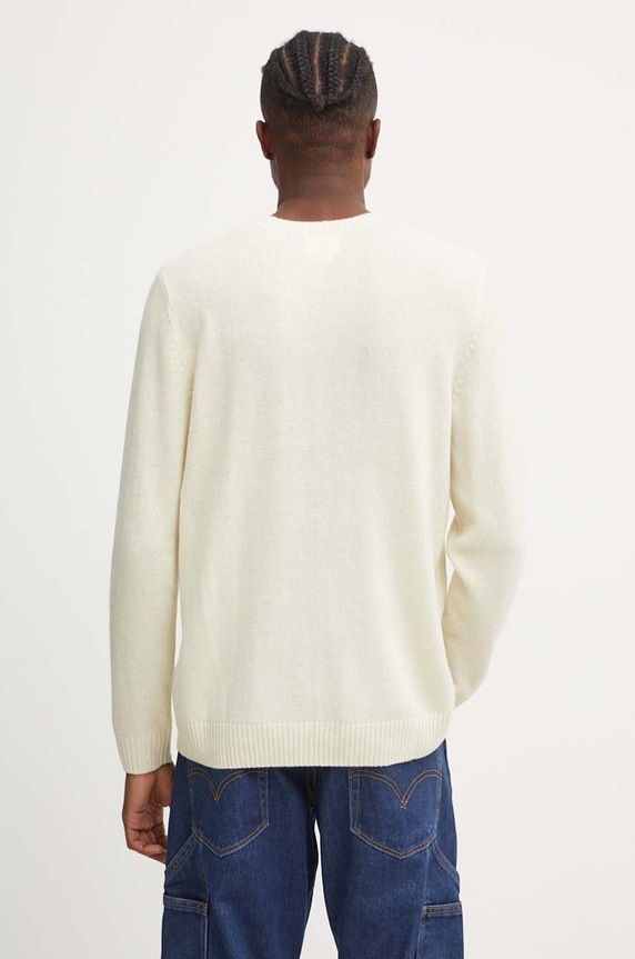 Odzież Levi's sweter męski z wełną A4320 beżowy