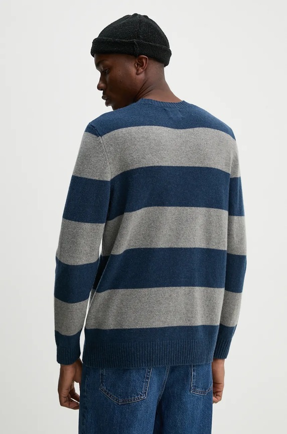 Odzież Levi's sweter męski z wełną A4320 granatowy