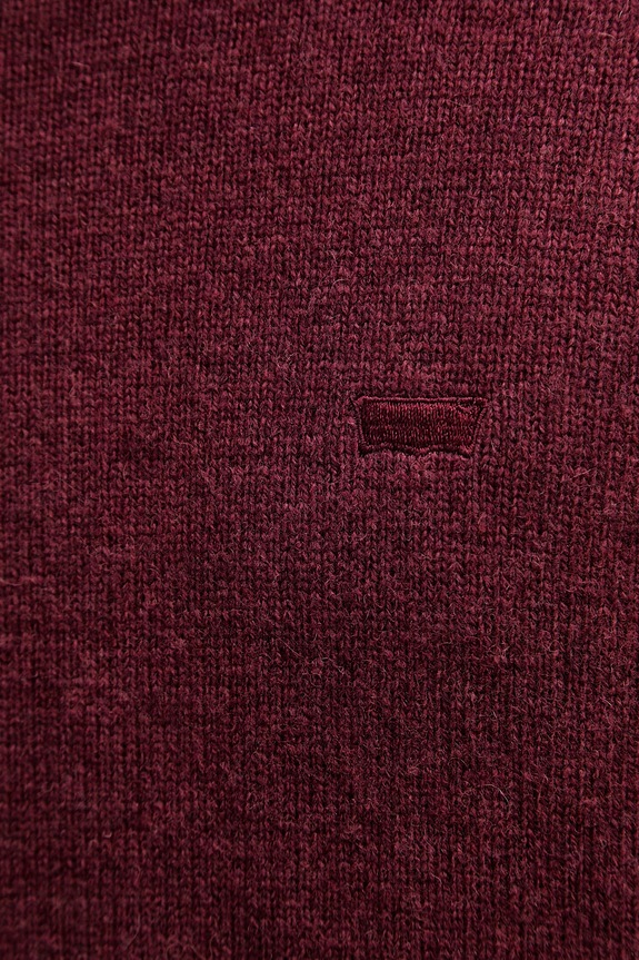Levi's sweter męski z wełną A4320 bordowy