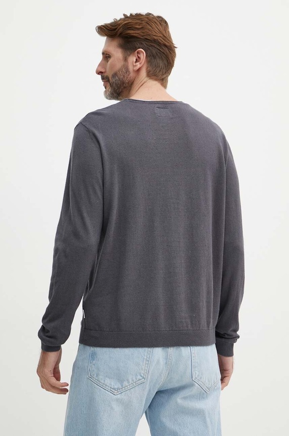 Odzież Pepe Jeans sweter lniany MILLER PM702422 szary