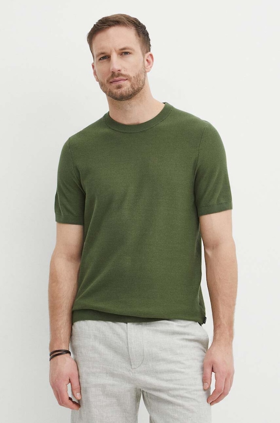 BOSS t-shirt regular zielony 50511762