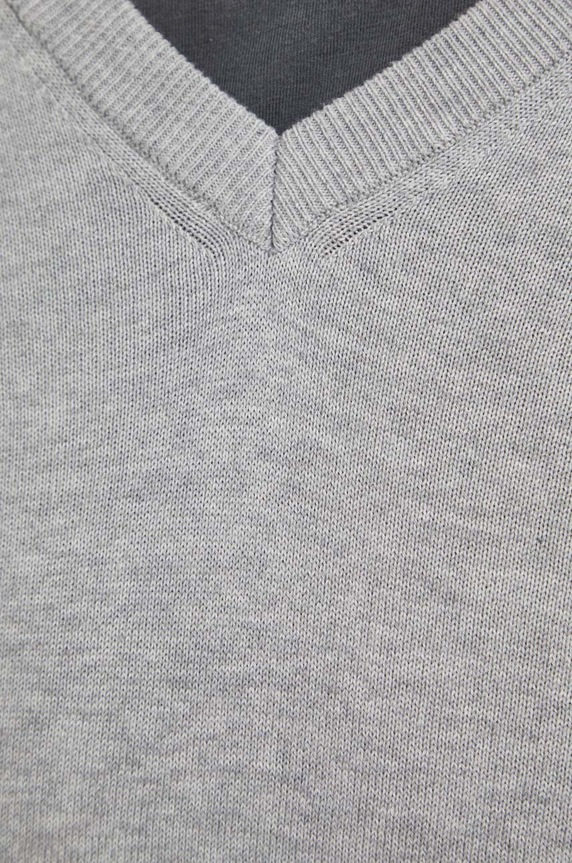 United Colors of Benetton pulover za muškarce od pamuka 1098U4486 siva