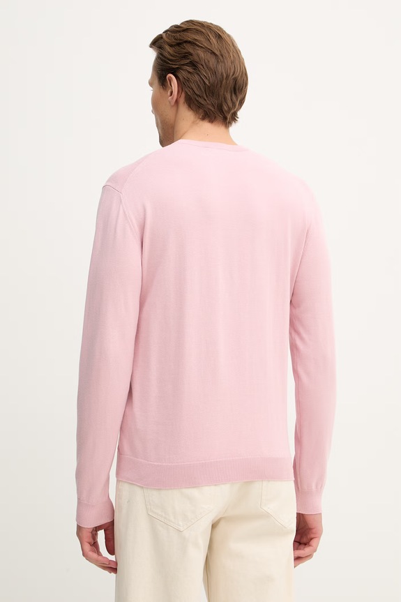 Odzież United Colors of Benetton sweter męski bawełniany 1098U1I76 różowy
