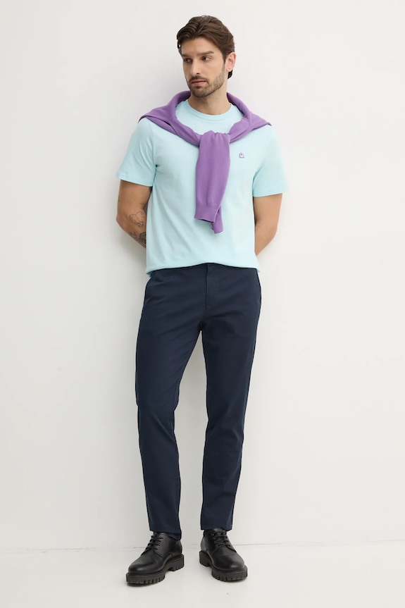 United Colors of Benetton svetr pánský bavlněný fialová 1098U1I76