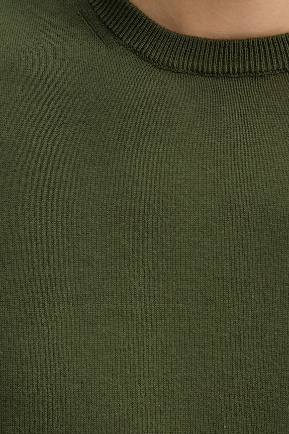 United Colors of Benetton sweter męski bawełniany 1098U1I76 zielony