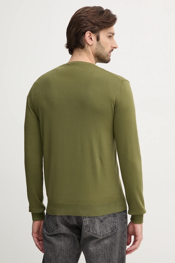 Oblečení United Colors of Benetton svetr pánský bavlněný 1098U1I76 zelená