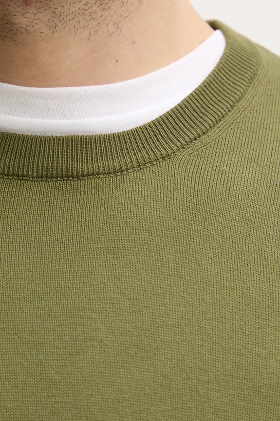 United Colors of Benetton svetr pánský bavlněný 1098U1I76 zelená
