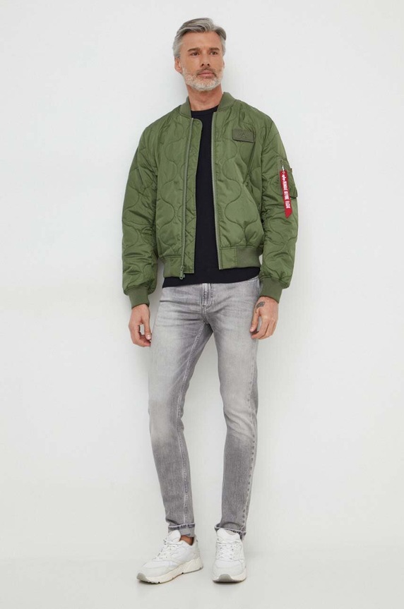 United Colors of Benetton pulover bărbătesc de bumbac 1098U1I76 negru AA00