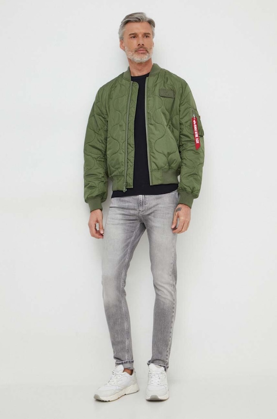 United Colors of Benetton pulover bărbătesc de bumbac 1098U1I76 negru AA00