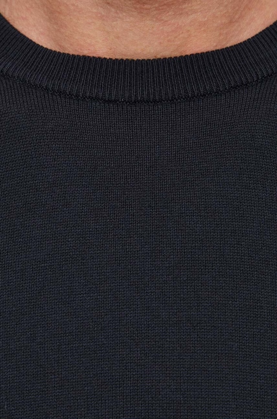United Colors of Benetton pulover bărbătesc de bumbac 1098U1I76 negru