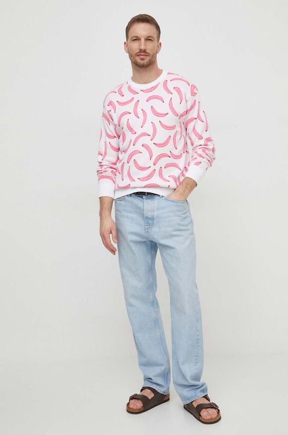 United Colors of Benetton pulóver 1194K107D rózsaszín SS24