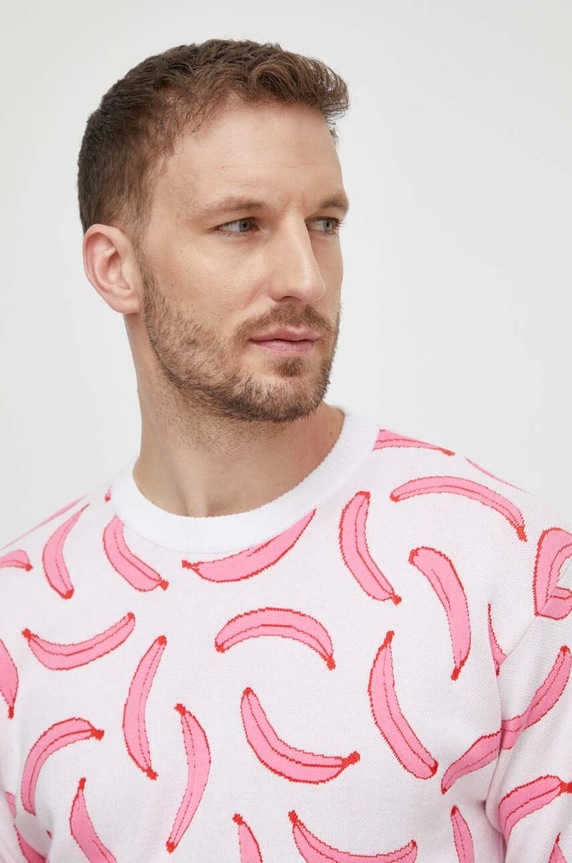 United Colors of Benetton pulóver rózsaszín 1194K107D