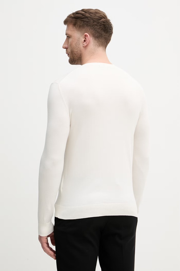 Odzież Sisley sweter męski z bawełną 10F2S1C78 beżowy