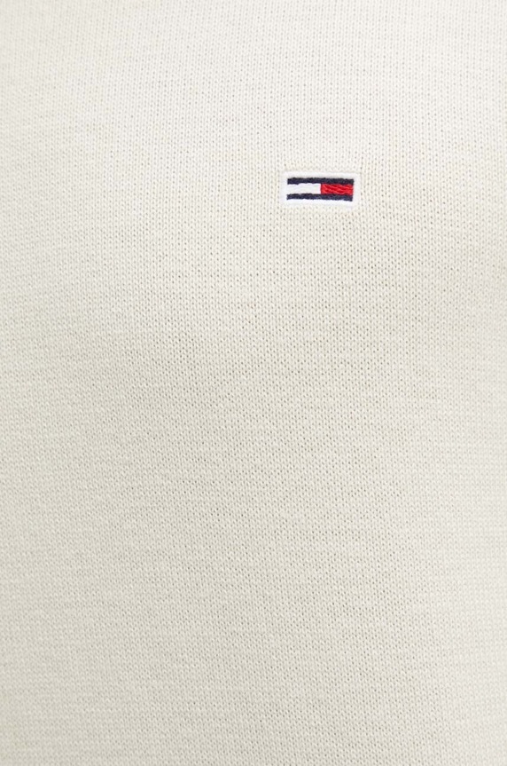 Tommy Jeans pulover de bumbac DM0DM18895 bej