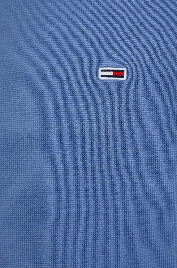 Bavlněný svetr Tommy Jeans DM0DM18895 modrá