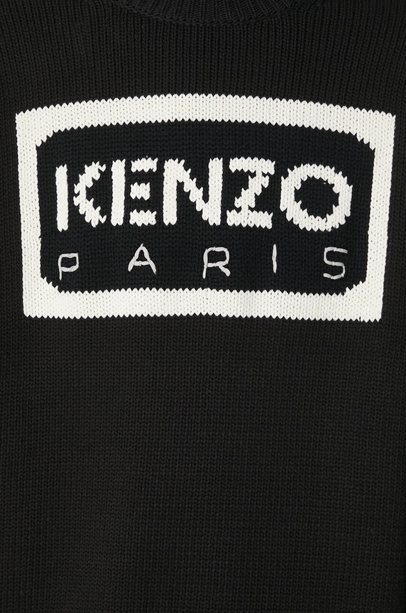 Kenzo wool blend jumper Bicolor Kenzo Paris Jumper FD55PU3833LA.99