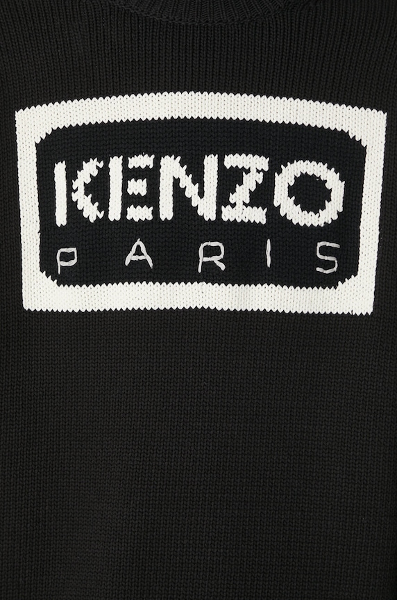 Kenzo wool blend jumper Bicolor Kenzo Paris Jumper FD55PU3833LA.99