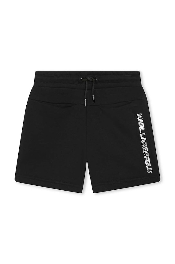 Παιδικό σορτς Karl Lagerfeld Z30025.162.174 μαύρο SS24