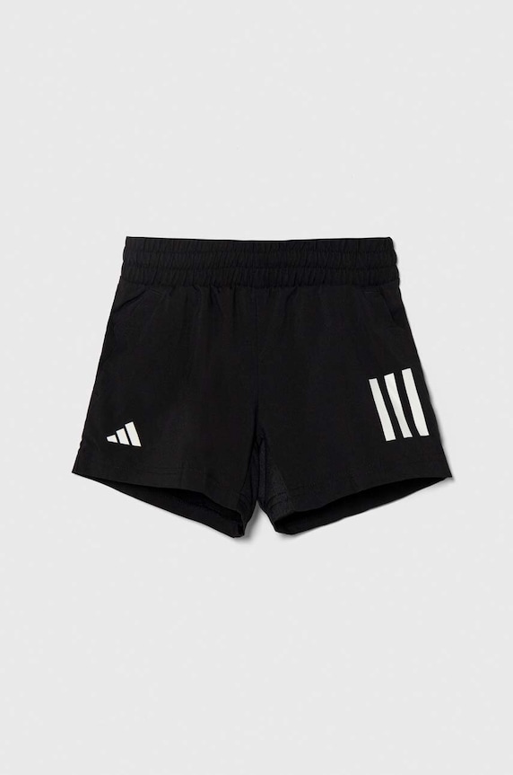 Detské krátke nohavice adidas Performance látka čierna HR4236