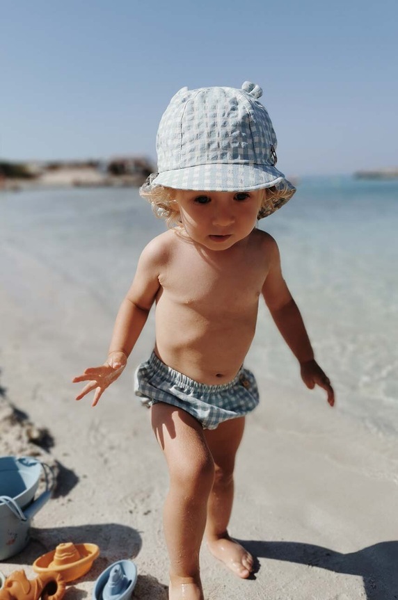 Kratke pamučne hlače za bebe Jamiks WIDAR.or.Bloom.JLG159.B