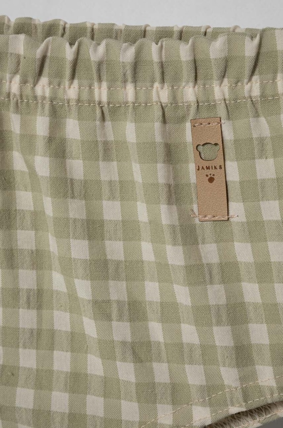 Băieți Jamiks pantaloni scurți din bumbac pentru bebeluși WIDAR.or.Bloom.JLG159.B verde
