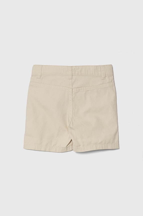 United Colors of Benetton szorty bawełniane dziecięce 4LN6G901Y.P.Seasonal beżowy SS24