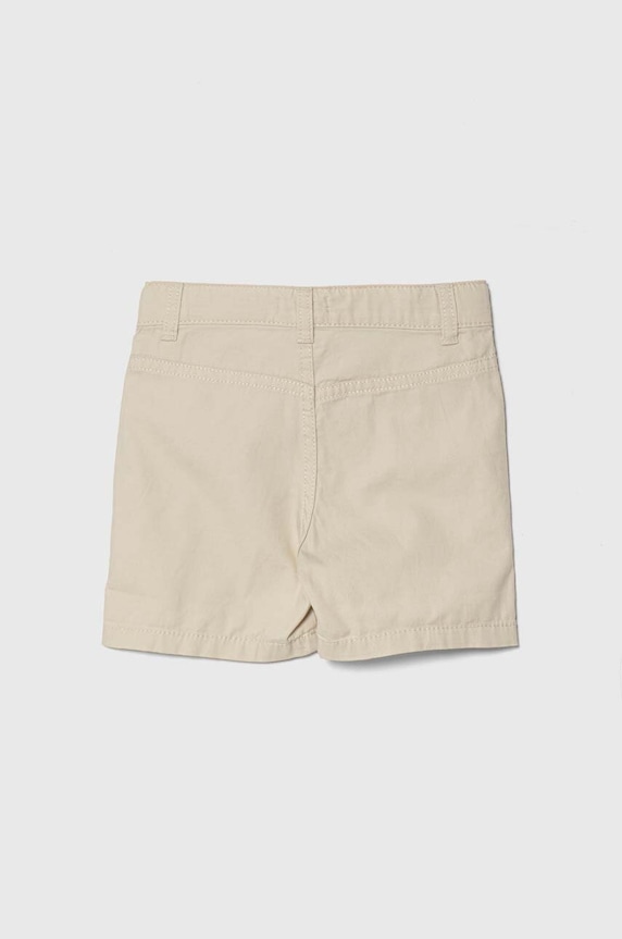 United Colors of Benetton szorty bawełniane dziecięce 4LN6G901Y.P.Seasonal beżowy SS24