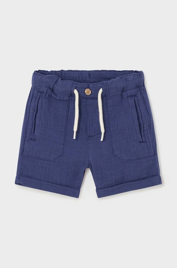 Βρεφικό βαμβακερό σορτς Mayoral casual σκούρο μπλε 1236.3A.Baby.PPYH