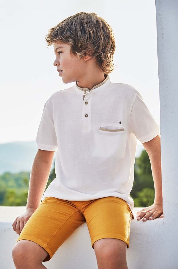 Παιδικό σορτς Mayoral casual κίτρινο 6263.7A.Junior.PPYH