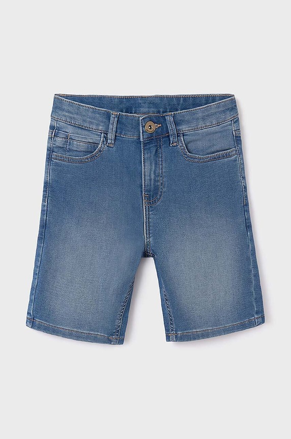 Mayoral szorty jeansowe dziecięce soft denim 6286.7D.Junior.PPYH niebieski SS24