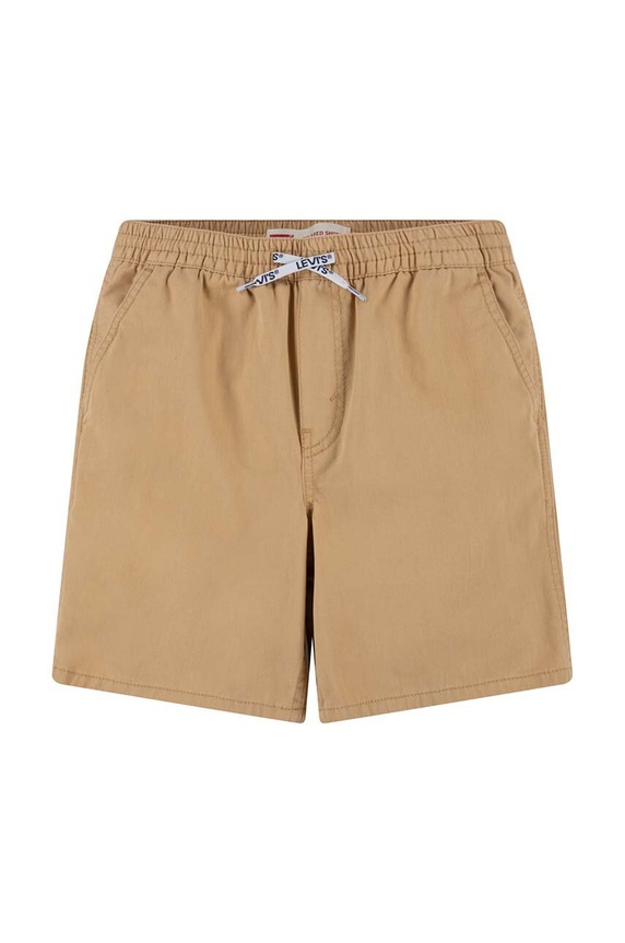 Dětské bavlněné šortky Levi's bavlna béžová 8EH006