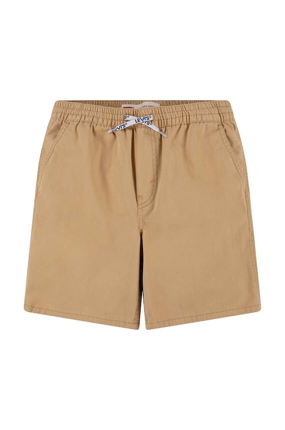 Dětské bavlněné šortky Levi's bavlna béžová 8EH006