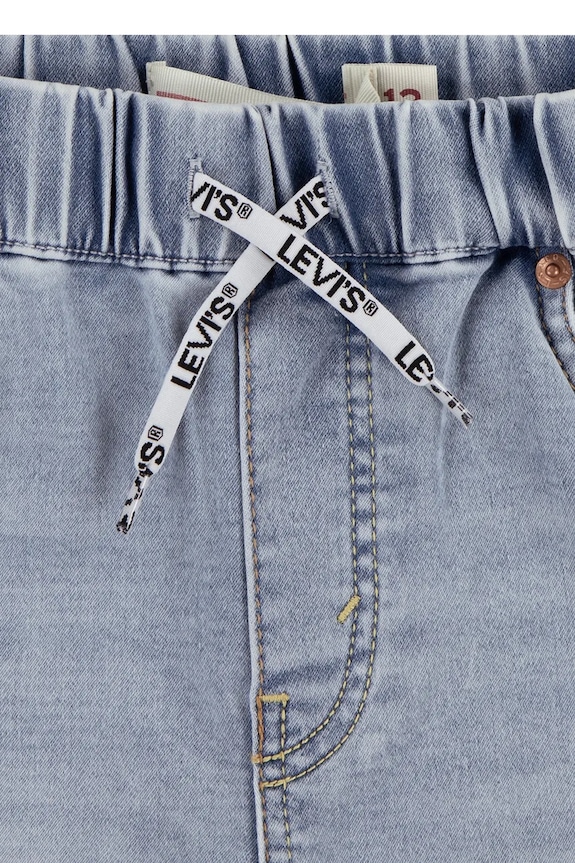 Fiú Levi's gyerek farmer rövidnadrág LVB SKINNY DOBBY SHORT 9ED613 kék