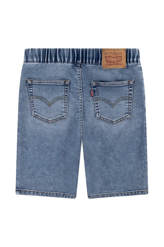 Levi's gyerek farmer rövidnadrág LVB SKINNY DOBBY SHORT 9ED613 kék SS25