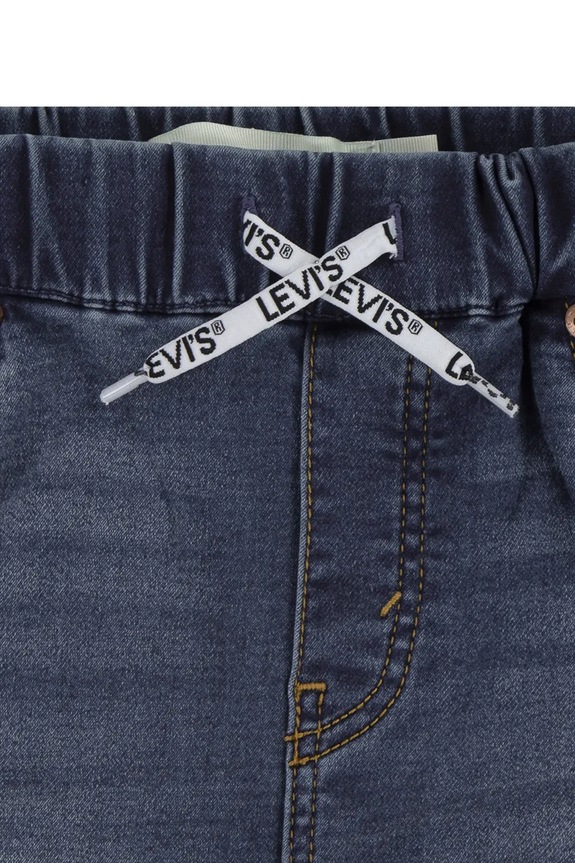 Chłopiec Levi's szorty jeansowe dziecięce LVB SKINNY DOBBY SHORT 9ED613 granatowy