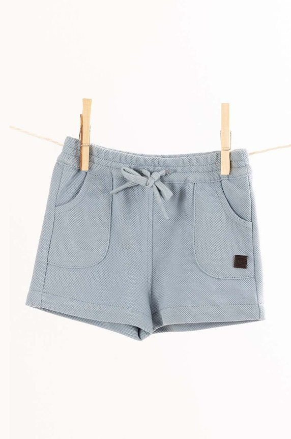 Tartine et Chocolat pantaloncini in cotone per neonati blu TY26131.80.94