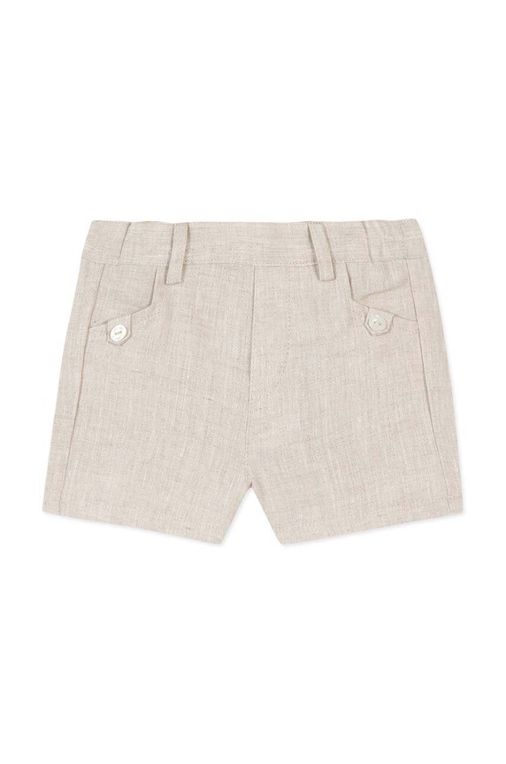Tartine et Chocolat szorty lniane niemowlęce TY26091.80.94 beżowy SS24