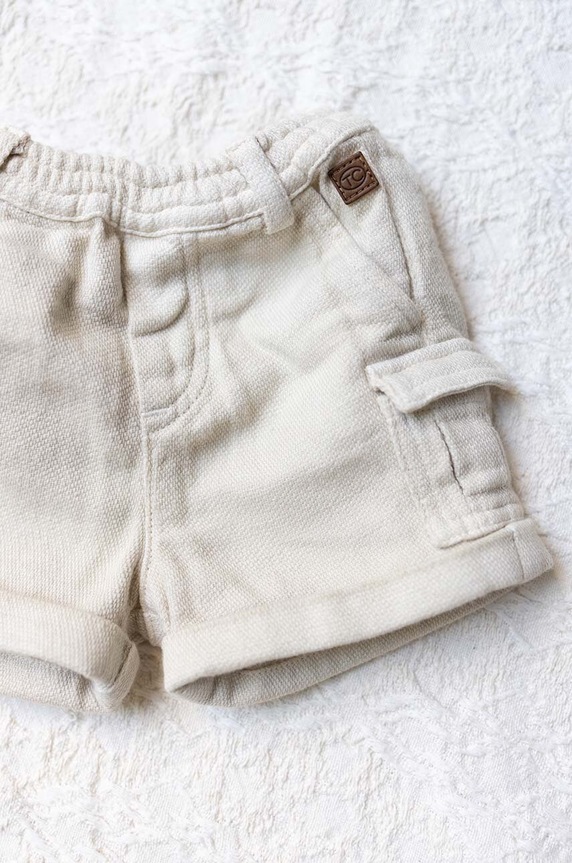 Tartine et Chocolat pantaloni scurți din amestec de in pentru bebeluși TY26051.60.74