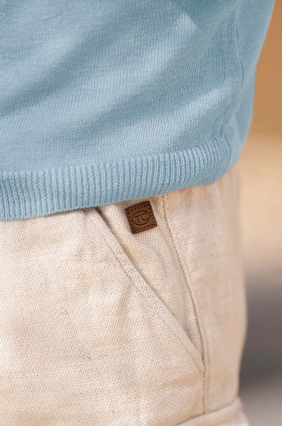 Tartine et Chocolat pantaloni scurți din amestec de in pentru copii TY26051.104 bej