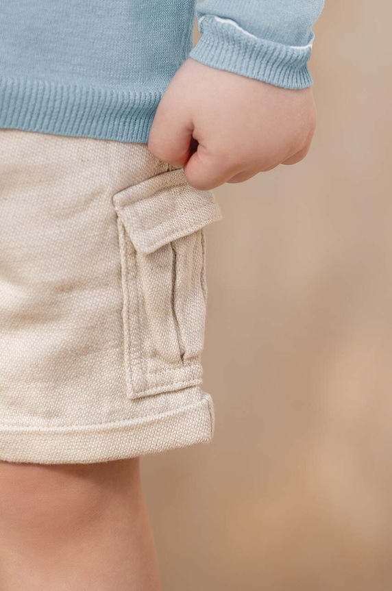 Tartine et Chocolat pantaloni scurți din amestec de in pentru copii TY26051.104