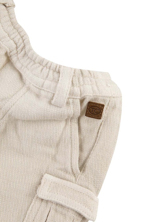 Tartine et Chocolat pantaloni scurți din amestec de in pentru copii bej TY26051.104