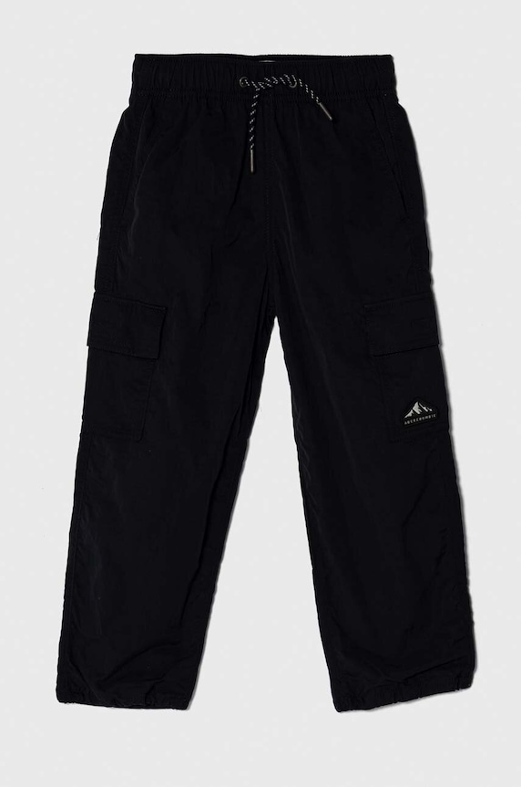Παιδικό παντελόνι Abercrombie & Fitch ύφασμα μαύρο KI230.4004