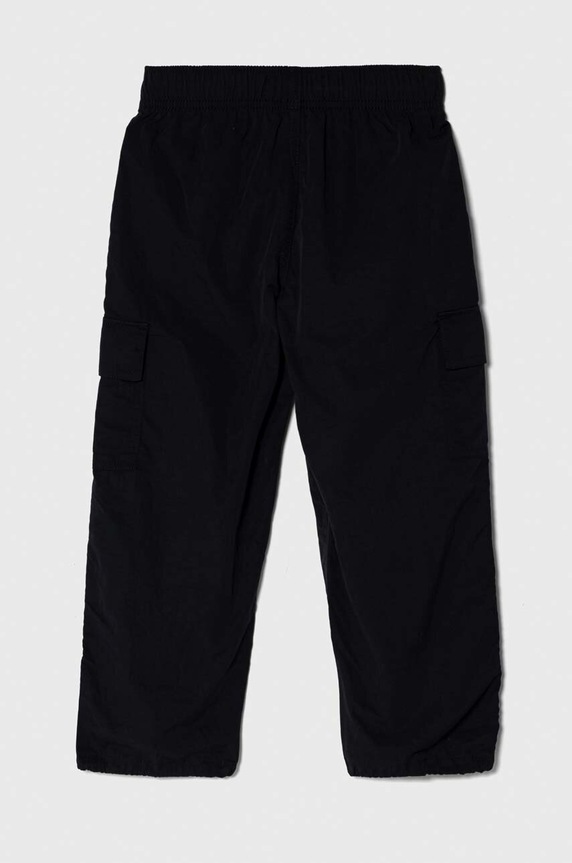 Παιδικό παντελόνι Abercrombie & Fitch KI230.4004 μαύρο SS24