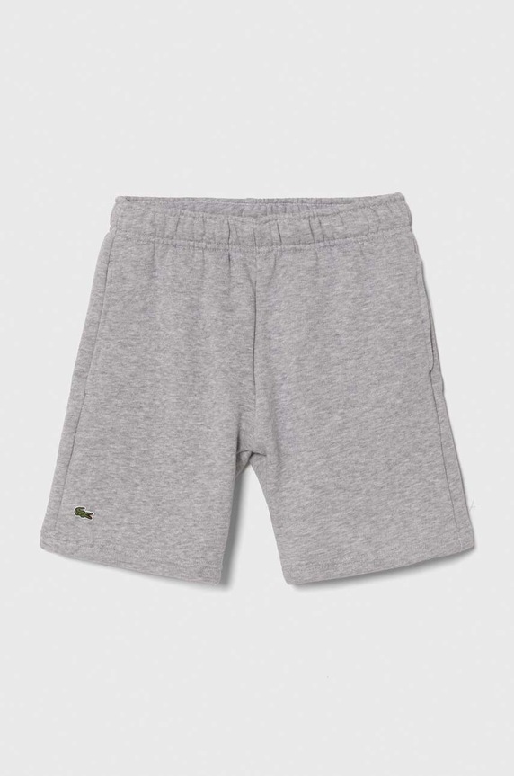 Lacoste gyerek rövidnadrág melanzs szürke GJ9733