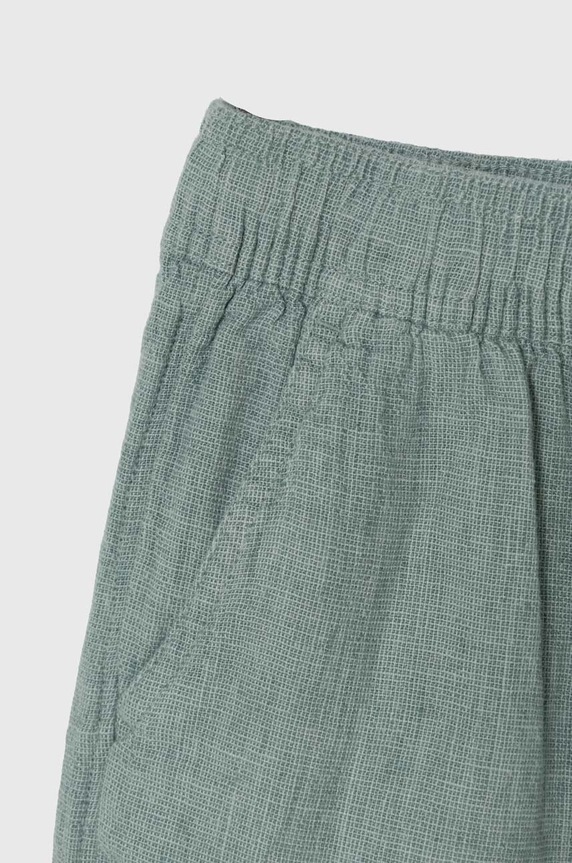 Αγορίστικα Παιδικό λινό σορτς Abercrombie & Fitch KI228.4031 πράσινο